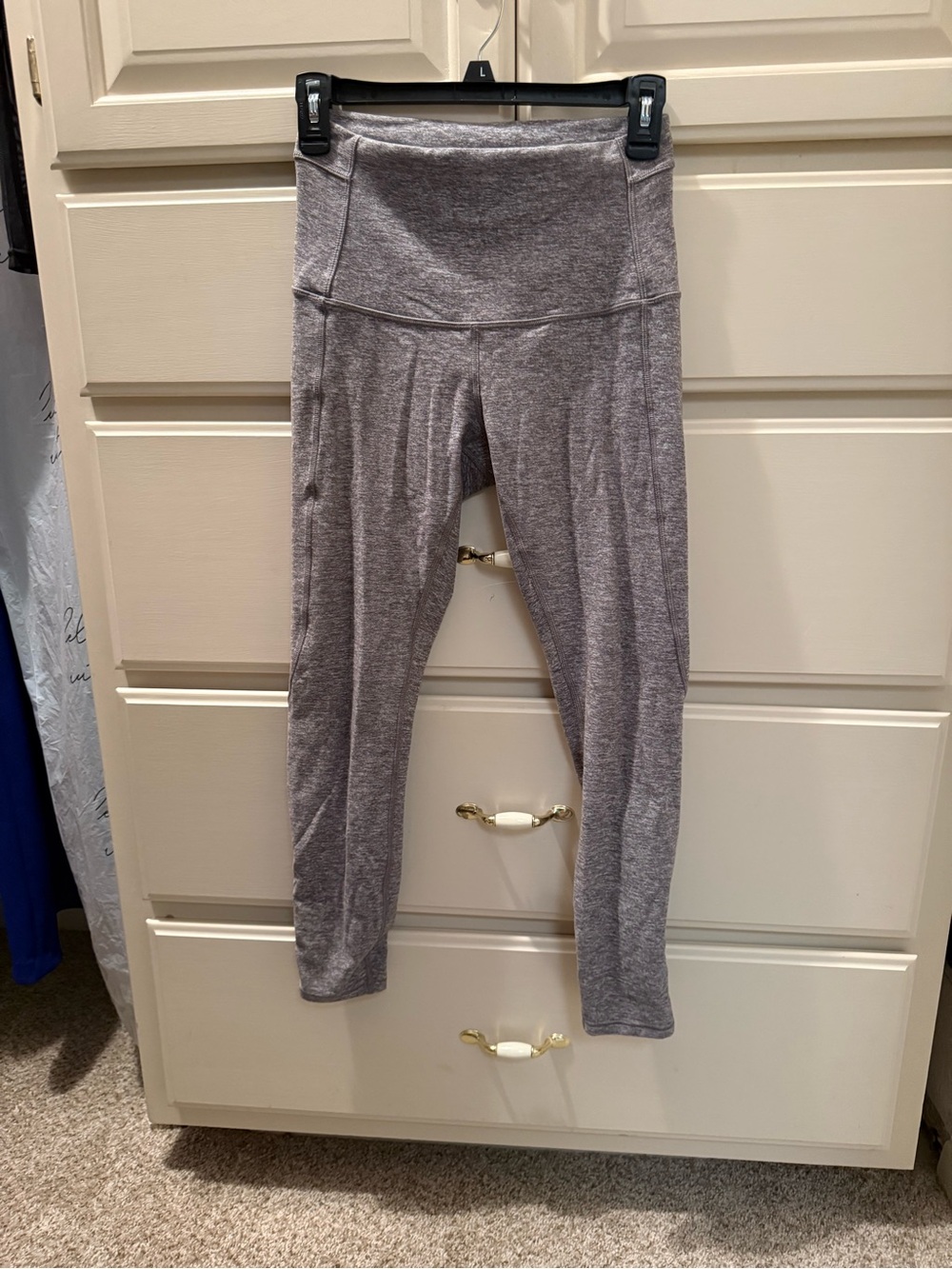 lululemon athletica Heather Gray High-Rise Leggings